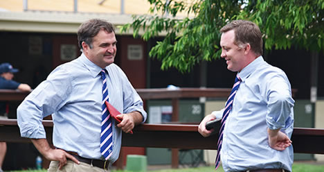 Vin Cox with Barry Bowditch