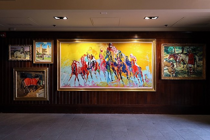 LeRoy Nieman To The Wire